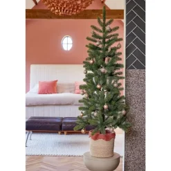 Kerstbomen-Black Box Trees Nagoya Kunstkerstboom - H120 x Ø60 cm - Groen