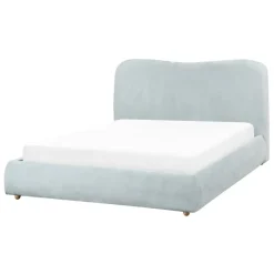 Leen Bakker BLAGNAC - Tweepersoonsbed - Lichtblauw - 140 x 200 cm - Stof