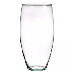 Vazen-Merkloos Bloemenvaas Raine - helder transparant glas - D13 x H25 cm