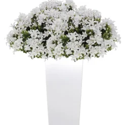 Bloempotten-Prosperplast Bloempot/plantenpot Urbi - wit - 19 x 19 x 37 cm