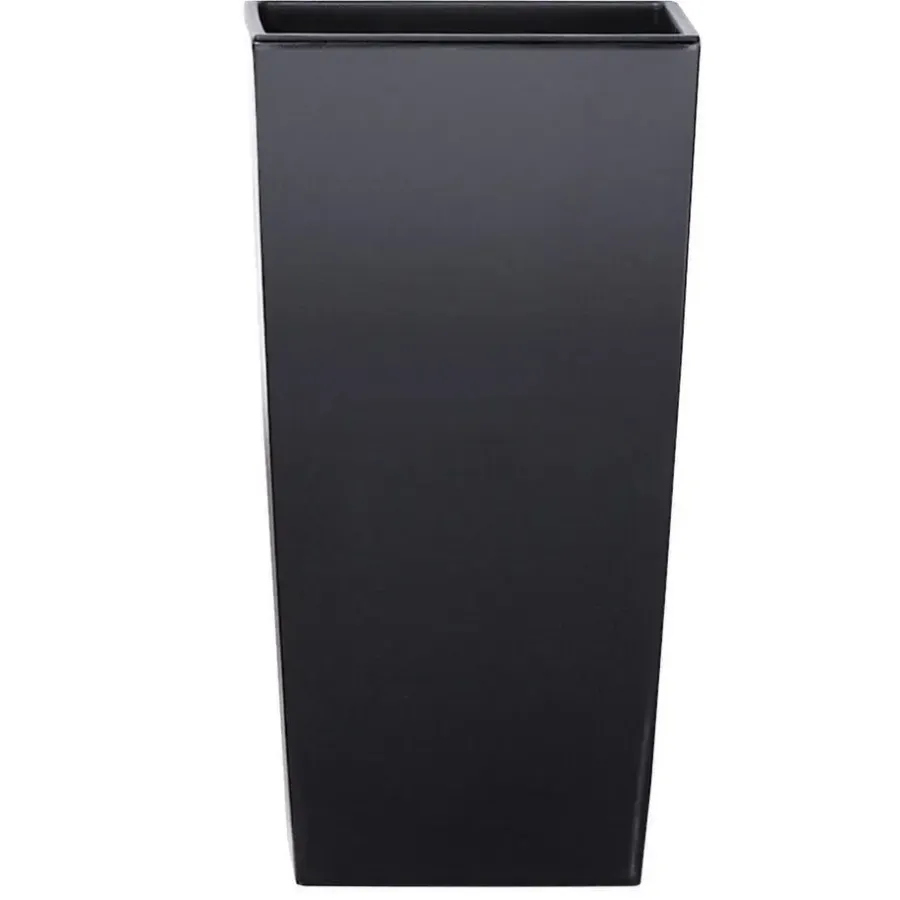 Bloempotten-Prosperplast Bloempot/plantenpot Urbi - antraciet - 24 x 24 x 45 cm