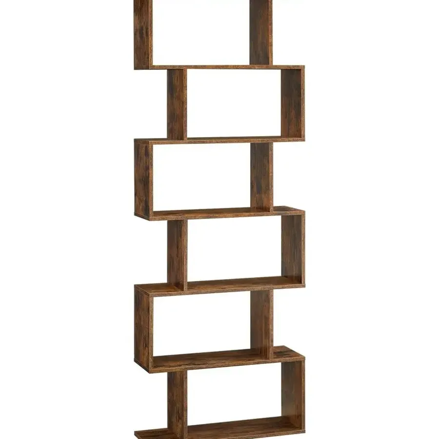Boekenkasten|Boekenkasten-Bobbel Home - Boekenkast - Kubus - 6 Compartimenten - Bruin