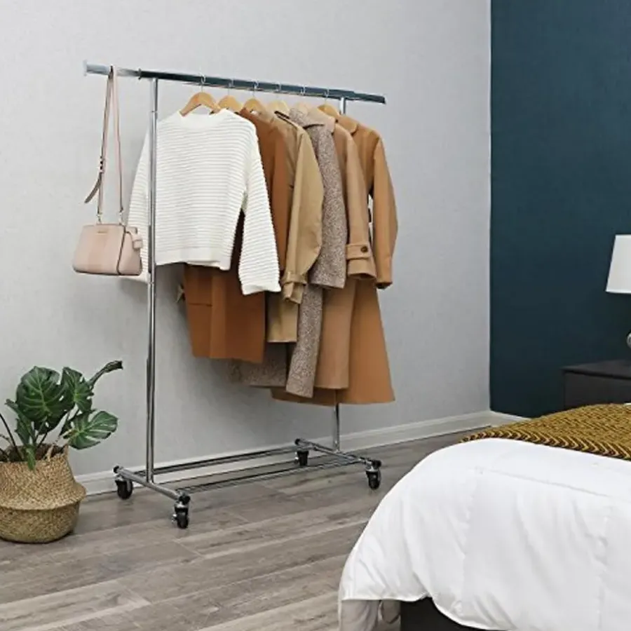 Kledingrekken|Kledingrekken-Parya Home Bobbel Home - Kledingrek Met Uitschuifbare Kledingstang