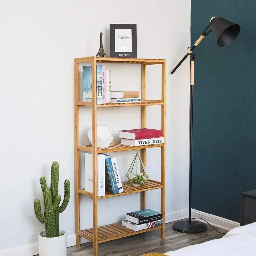 Bobbel Home - Opbergrek- Bamboe - 5 Planken