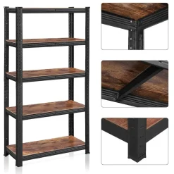 Stellingkasten-Bobbel Home - Stellingkast - Industriële Opbergrek - Verstelbare planken -