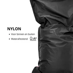 Zitzakken-Bobbel Home - Zitzak Bella - Ruime zitzakken - Kussen - Nylon - 100x150 cm -
