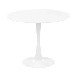 Beliani BOCA - Ronde eettafel - Wit - 90 cm - MDF