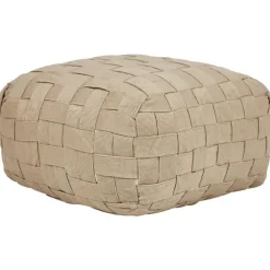 Poefen-Leen Bakker BODLA - Buitenpoef - Beige - 50 x 50 cm - Synthetisch materiaal