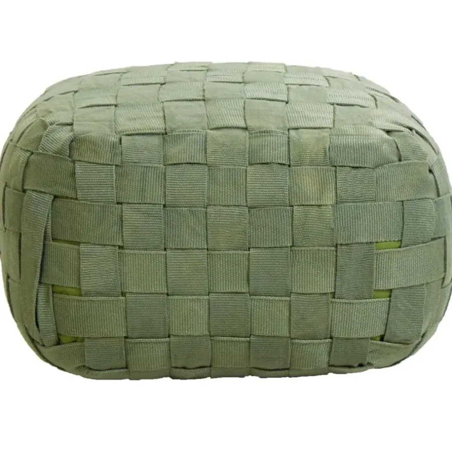 Leen Bakker BODLA - Buitenpoef - Groen - 50 x 50 cm - Synthetisch materiaal
