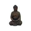 Beelden-Merkloos Boeddha beeld - bruin - zittend - polystone - 30 cm