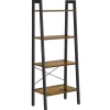 Boekenkasten|Boekenkasten-Vasagle Boekenkast - Vintage Kast - 137,5 x 56 x 34 CM