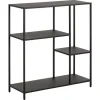Boekenkasten|Boekenkasten-Leen Bakker Boekenkast Jaxx - zwart - 86x79,5x30 cm