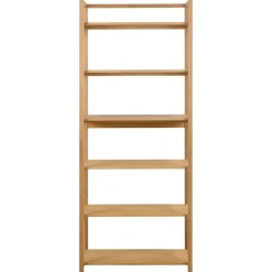 Boekenkasten|Boekenkasten-Giga Living Boekenkast Naturel - 80x40x199,2cm - Mista