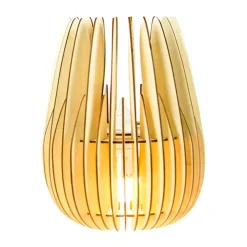 Lampenkappen-Leen Bakker Bomerango Halley S houten lampenkap small - Ø 25 cm