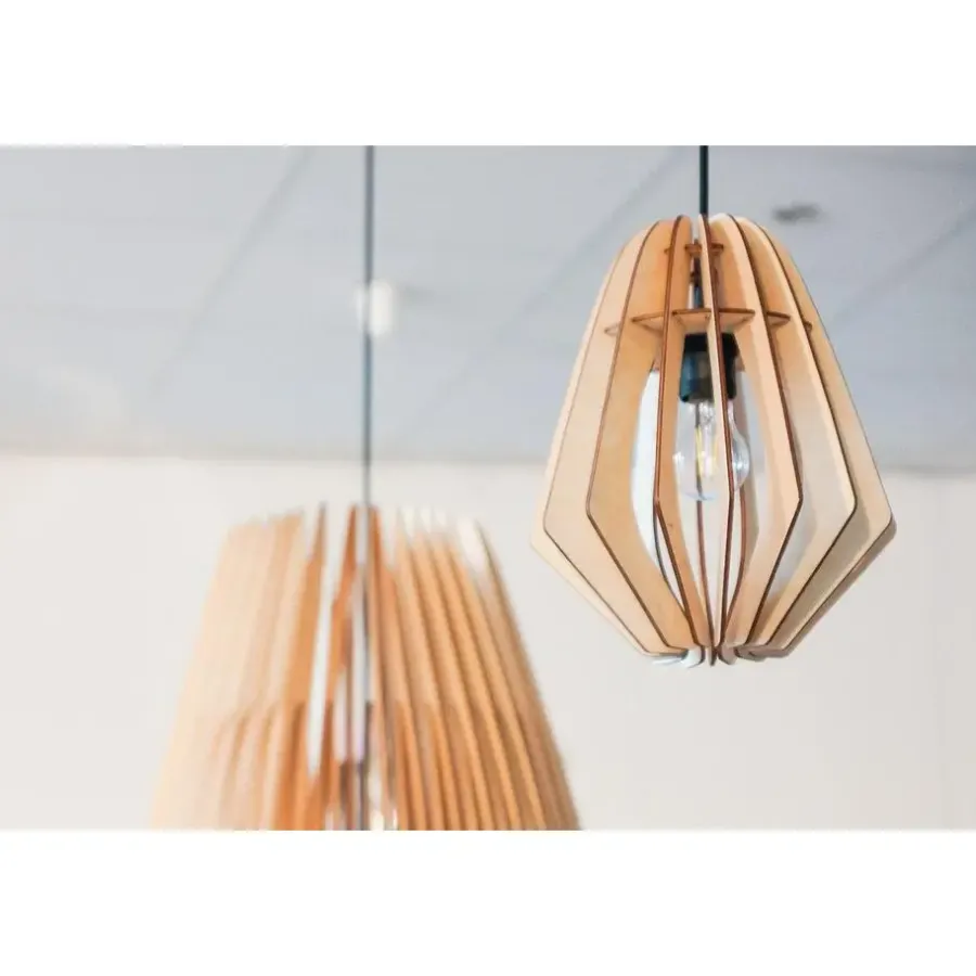 Leen Bakker Bomerango Original S houten lampenkap small - Ø 25 cm