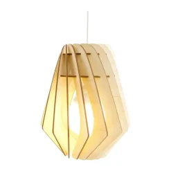 Leen Bakker Bomerango Spin S houten lampenkap small - Ø 25 cm