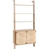 Boekenkasten|Boekenkasten-Leen Bakker BONDI - Boekenkast - Lichtbruin - Spaanplaat/Papiertouw