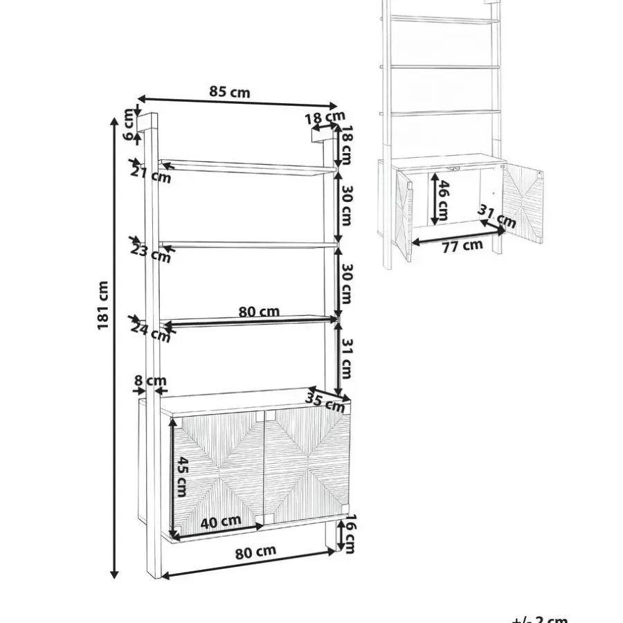 Boekenkasten|Boekenkasten-Leen Bakker BONDI - Boekenkast - Lichtbruin - Spaanplaat/Papiertouw