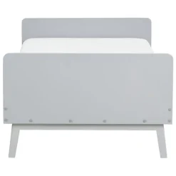 Beliani BONNAC - Eenpersoonsbed - Grijs - 90 x 200 cm - Dennenhout