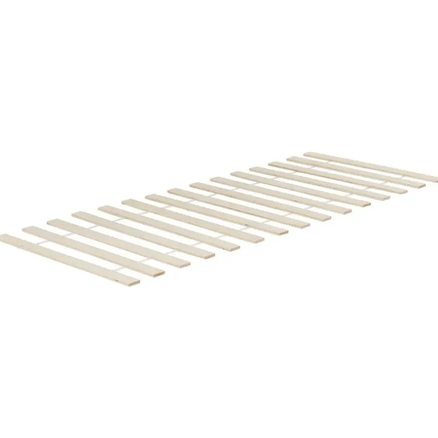 Beliani BONNAC - Eenpersoonsbed - Lichtroze - 90 x 200 cm - Dennenhout