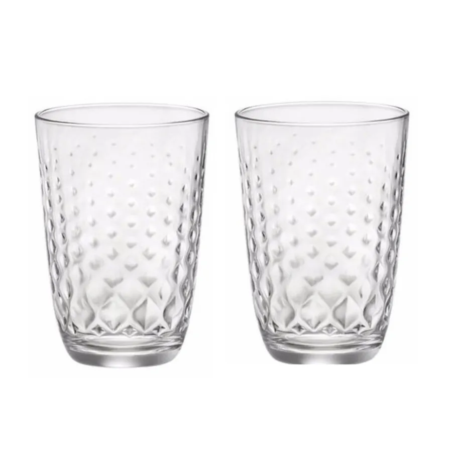 Waterglazen-Bormioli Rocco Drinkglazen Glit - 6x stuks - glas - 390 ml