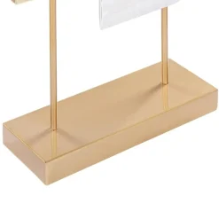 Beliani BORON - Decofiguur - Goud/Wit - Metaal