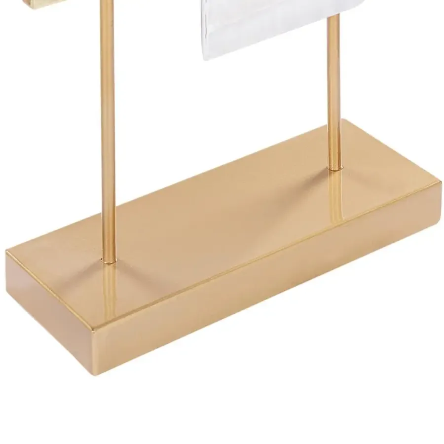 Beliani BORON - Decofiguur - Goud/Wit - Metaal