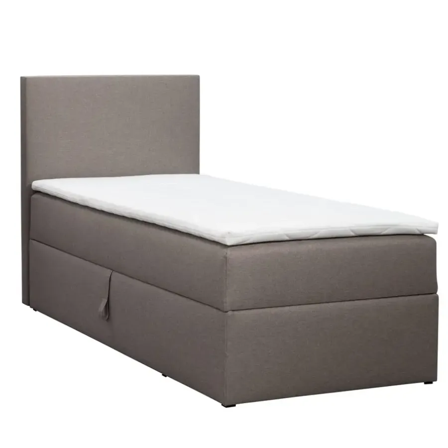 Leen Bakker Boxcombinatie met opbergruimte Orebro 4-delig - taupe - 90x200 cm