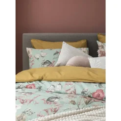 2-Persoons Boxsprings-Leen Bakker Boxcombinatie met opbergruimte Orebro 6-delig - taupe - 180x200 cm