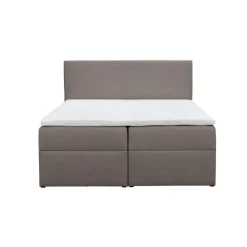 2-Persoons Boxsprings-Leen Bakker Boxcombinatie met opbergruimte Orebro 6-delig - taupe - 180x200 cm