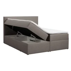 2-Persoons Boxsprings-Leen Bakker Boxcombinatie met opbergruimte Orebro 6-delig - taupe - 180x200 cm
