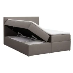 2-Persoons Boxsprings-Leen Bakker Boxcombinatie met opbergruimte Orebro 6-delig - taupe - 180x200 cm