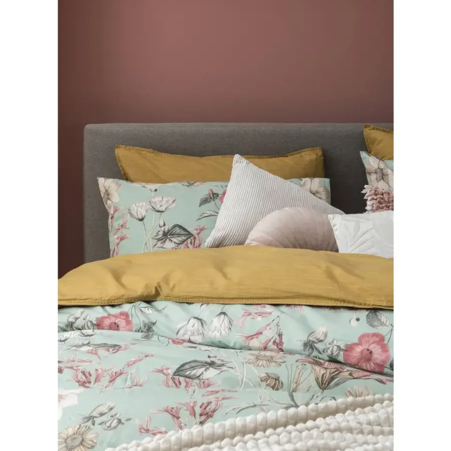 2-Persoons Boxsprings-Leen Bakker Boxcombinatie met opbergruimte Orebro 6-delig - taupe - 140x200 cm