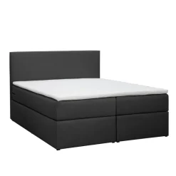 2-Persoons Boxsprings-Leen Bakker Boxcombinatie Orebro 6-delig - antraciet - 160x200 cm