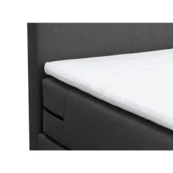 2-Persoons Boxsprings-Leen Bakker Boxcombinatie Orebro 6-delig - antraciet - 160x200 cm