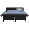 2-Persoons Boxsprings-Leen Bakker Boxcombinatie Varberg 5-delig - zwart - 180x200 cm