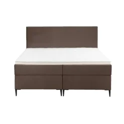 2-Persoons Boxsprings-Leen Bakker Boxspring Liv egaal - bruin - 180x200 cm - slanke poot