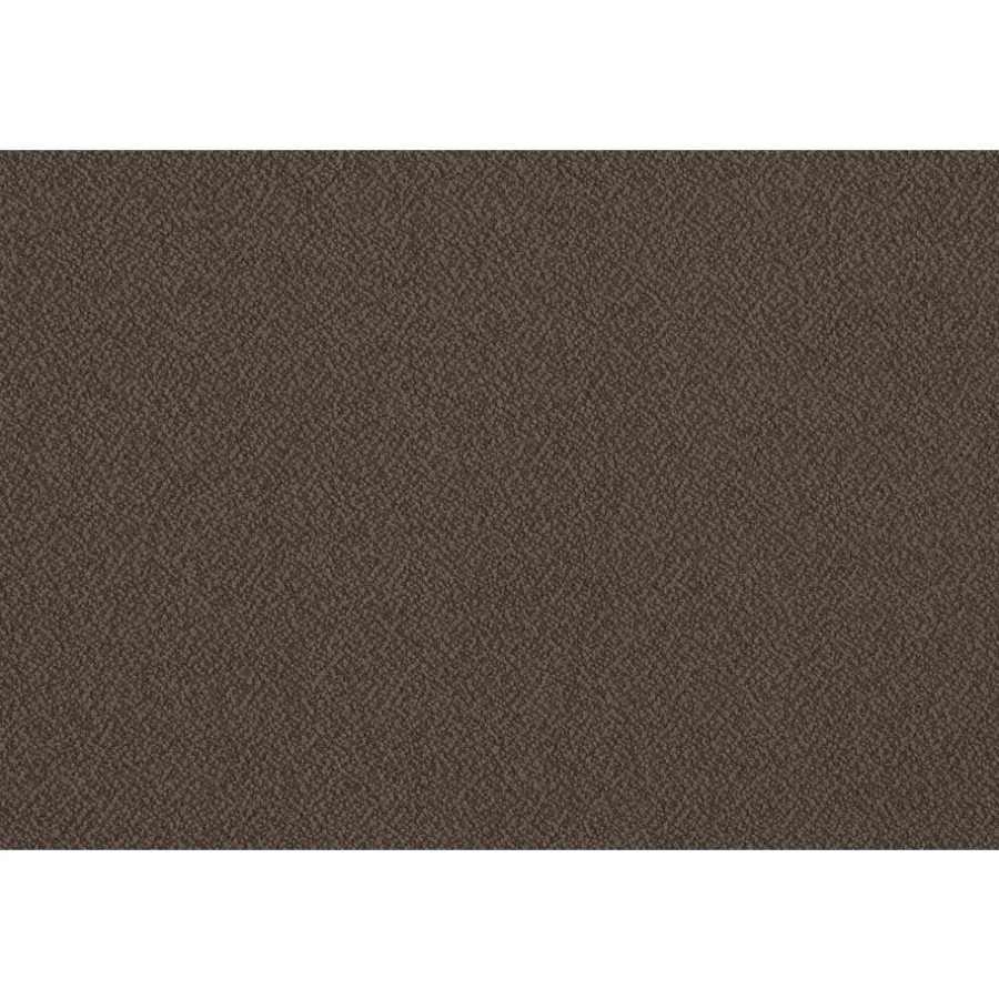 Leen Bakker Boxspring Liv egaal - donkerbruin - 120x200 cm - ronde poot