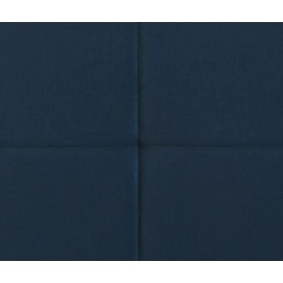 1-Persoons Boxsprings-Leen Bakker Boxspring Liv geblokt - blauw - 120x200 cm - slanke poot
