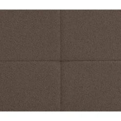 2-Persoons Boxsprings-Leen Bakker Boxspring Liv geblokt - donkerbruin - 160x200 cm - slanke poot