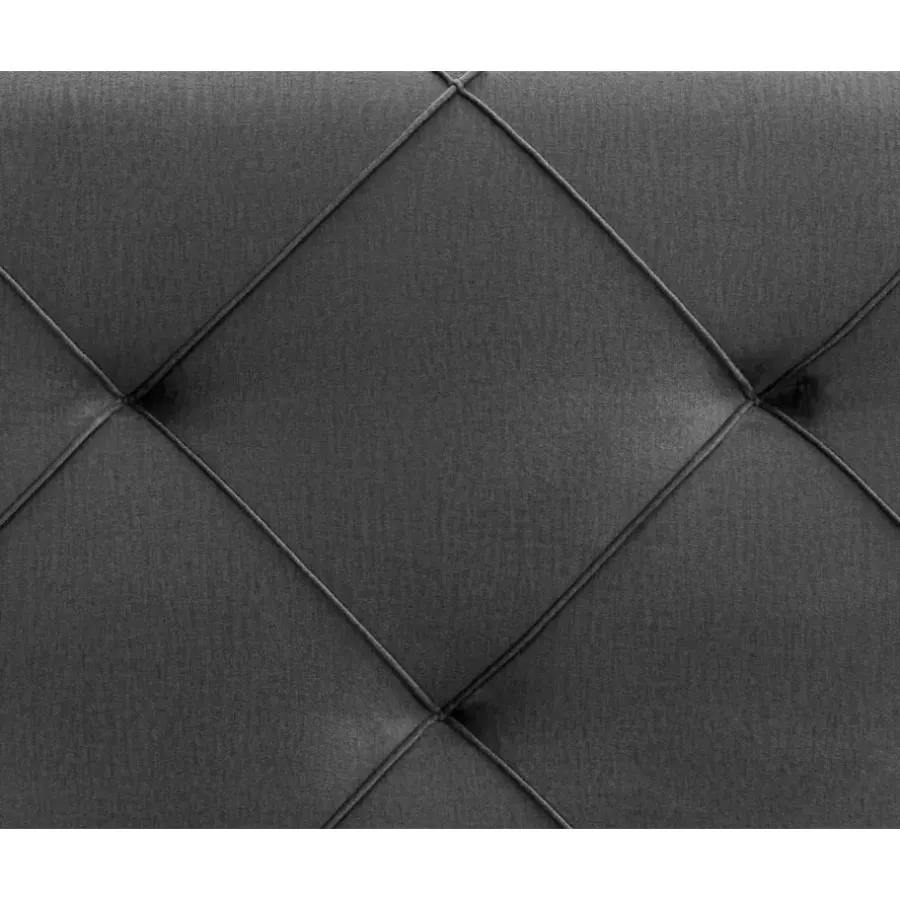 2-Persoons Boxsprings-Leen Bakker Boxspring Liv geruit - grijs - 160x200 cm - vierkante poot