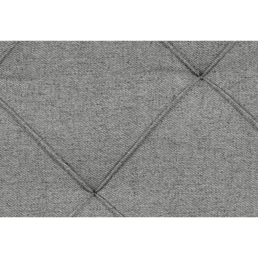 Leen Bakker Boxspring Liv geruit - lichtgrijs - 180x200 cm - slanke poot