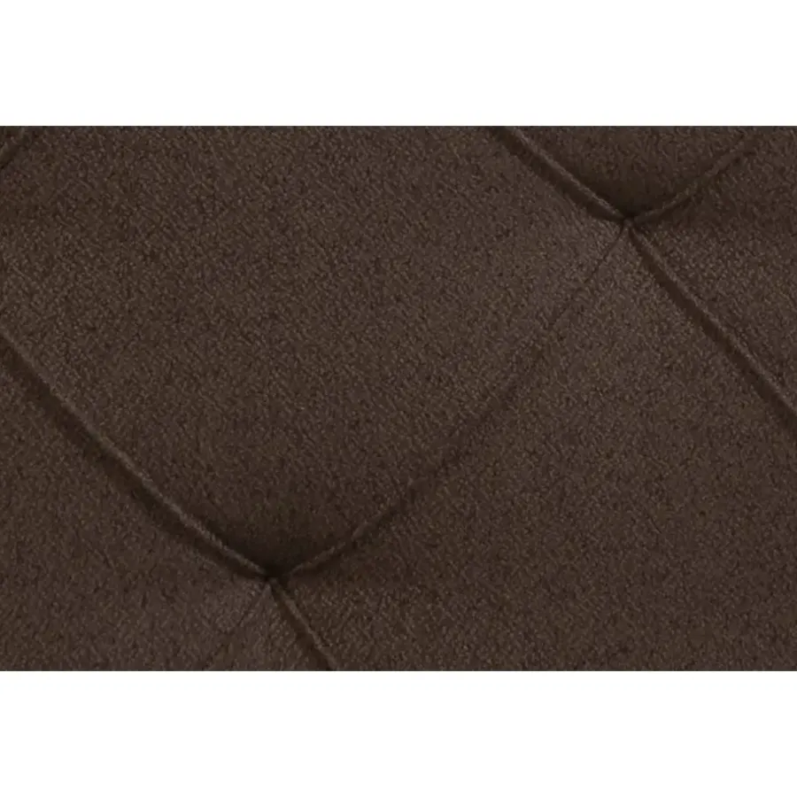 Leen Bakker Boxspring met opbergruimte Liv geruit - donkerbruin - 90x200 cm