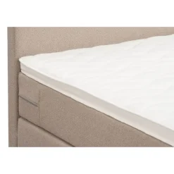 Leen Bakker Boxspring met opbergruimte Liv egaal - beige - 90x200 cm