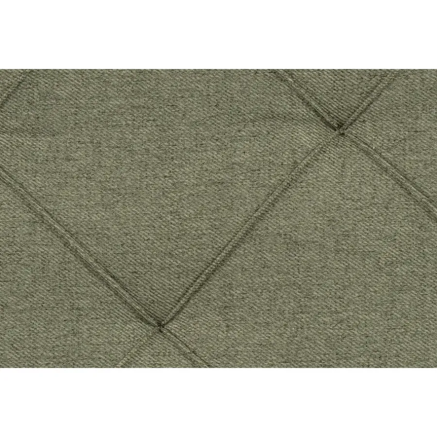 Leen Bakker Boxspring met opbergruimte Liv geruit - groen - 90x200 cm
