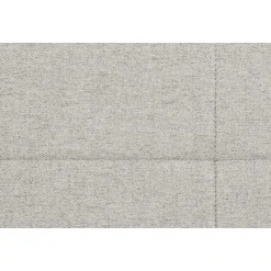 Leen Bakker Boxspring met voetbord Liv geblokt - ecru - 90x200 cm - slanke poot