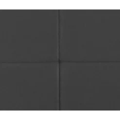 1-Persoons Boxsprings-Leen Bakker Boxspring met voetbord Liv geblokt - grijs - 120x200 cm - ronde poot