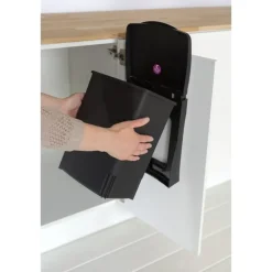 Prullenbakken-Brabantia Afvalverzamelaar - 10L - Zwart