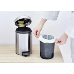 Prullenbakken-Brabantia Pedaalemmer NewIcon - 3L - Matt Steel