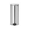 Prullenbakken-Brabantia Pedaalemmer NewIcon - 30L - Matt Steel
